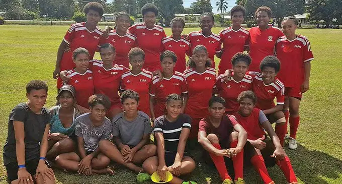 The Ba Sanatan College Under-18 rugby team at the Ba Methodist High School grounds on July 30, 2022. Photo: Ba /Tavua/Ra Secondary School Rugby Union