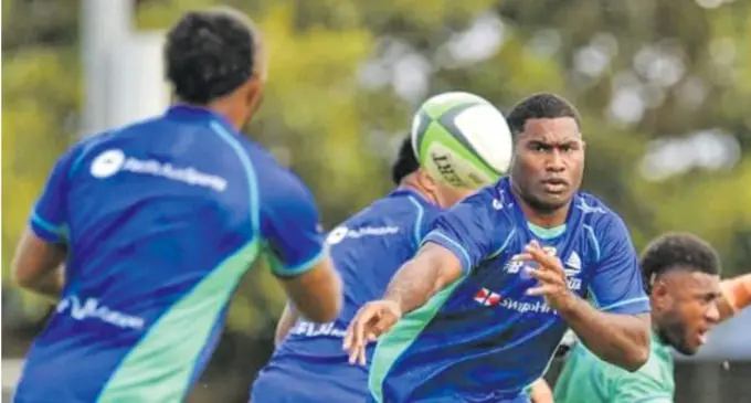 Swire Shipping Fijian Drua scrum-half Leone Nawai during their Internal Trials at the Ballina Rugby Union Club ground on January 31,2022.Photo: Kev Nagle Photography