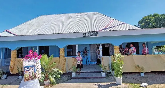 The newly-opened Naburenitu Hall in Vitogo Village in Lautoka on June 28, 2024. Photo: Salote Qalubau