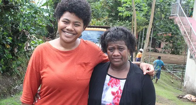 From left: Rusila Uluilakeba  and Kalesi Marama.