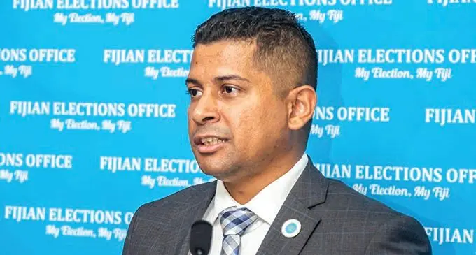 Supervisor of Elections Mohammed Saneem. Photo: Leon Lord