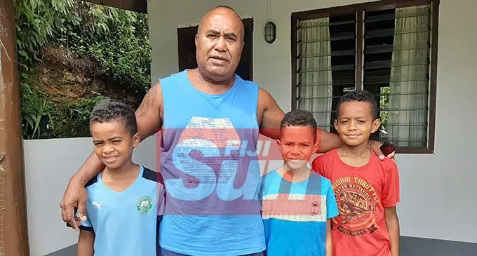 From left: Fred Tenor, David Valemai, Asaeli Valemai and Joeli Tenor at Sawani, Nausori on December 17, 2019. Photo: Shreeya Verma