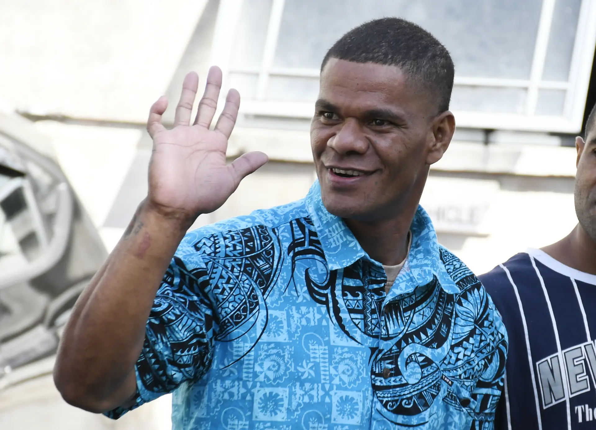 Apisai Madigibuli outside the High Court in Suva on July 2. 