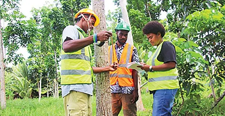 Students from the College of Agriculture, Fisheries and Forestry.