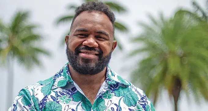 Swire Shipping Fijian Drua prop Mesake Doge. Photo: Leon Lord