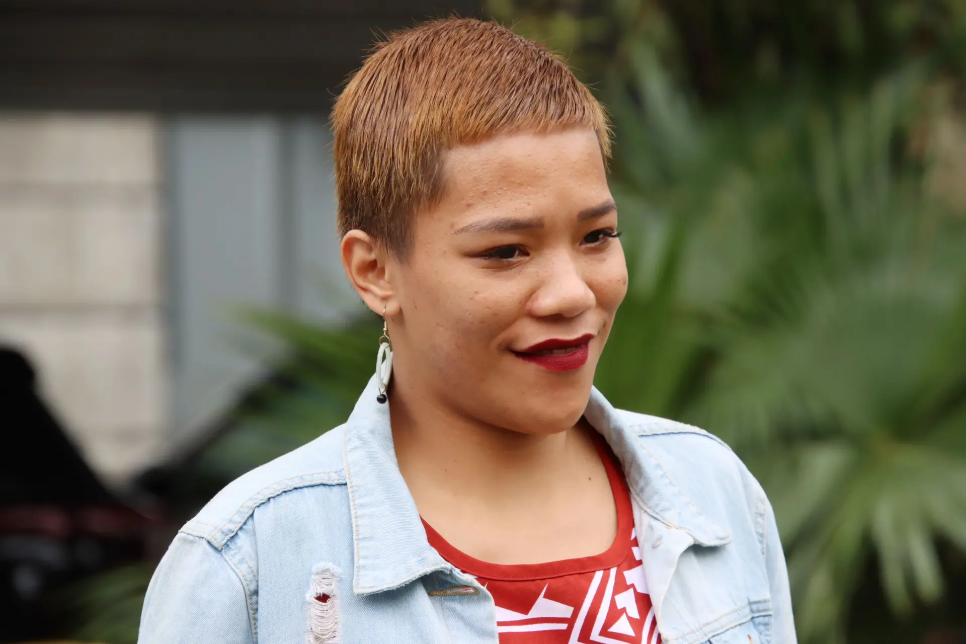 Ginna Choi outside the Courthouse in Suva on October 7, 2025. 