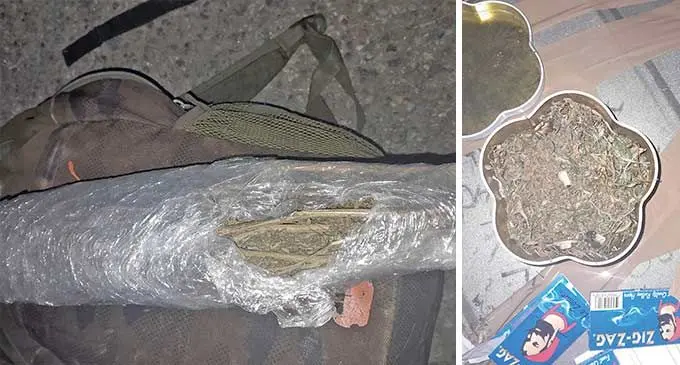Dried leaves believed to be marijuana seized from the drug raid at the Port Mua-i-W and Dried leaves believed to be marijuana seized from the drug raid at the Port Mua-i-Walu in Suva on February 4, 2024.