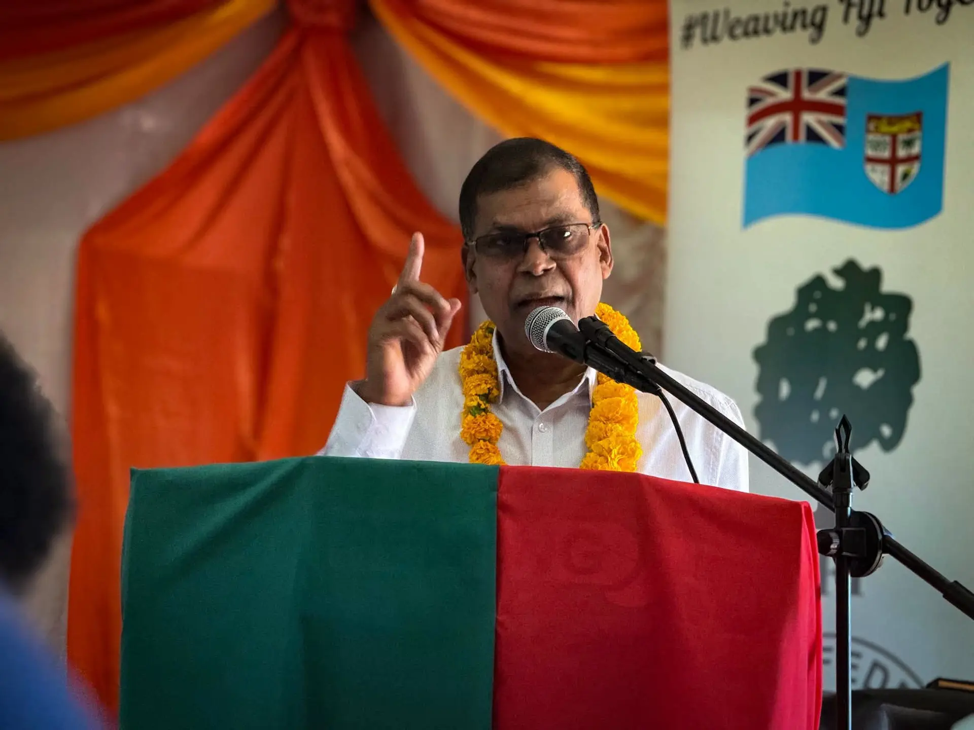 National Federation Party (NFP) leader Biman Prasad.