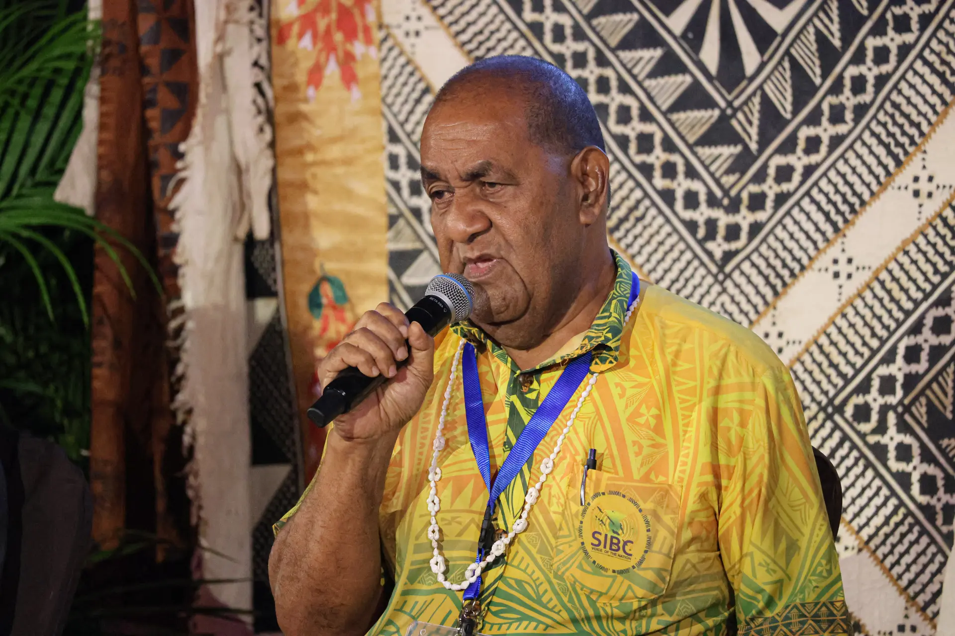 Solomon Islands Broadcasting Corporation (SIBC) Chief Executive Officer Johnson Honimae