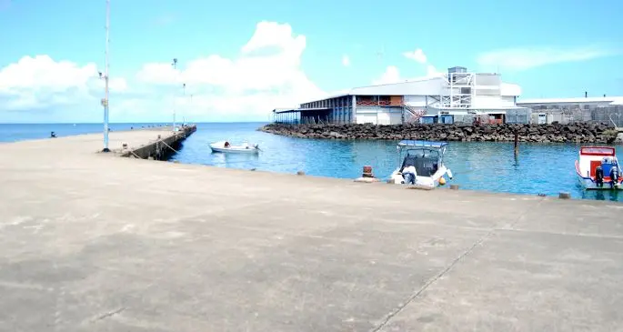 Levuka wharf, where Joseph P is expected to expected to dock when it sails the daily Natovi/Levuka/Natovi route. Photo: Frederica Elbourne