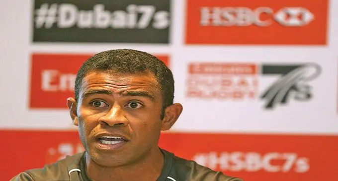 Fijian 7s team strength and conditioning coach, Naca Cawanibuka.