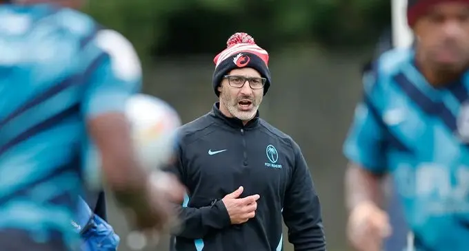 Fiji Airways Fijian 7s coach Ben Gollings.