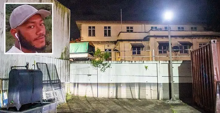 The railings at Carnarvon Street in Suva on July 30, 2023. Inset: The late Navitalai Loatuicama