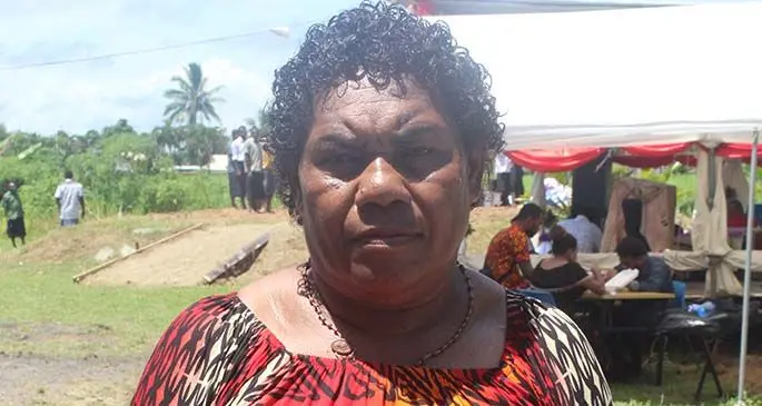 Grieving mum Vitorina Lebakaumata.