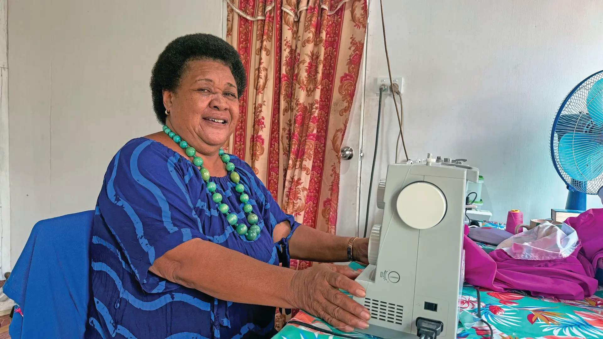 Lavenia Duri at her home in Tubou Village, Lakeba in Lau on December 16, 2025. Photo: Talei Roko 