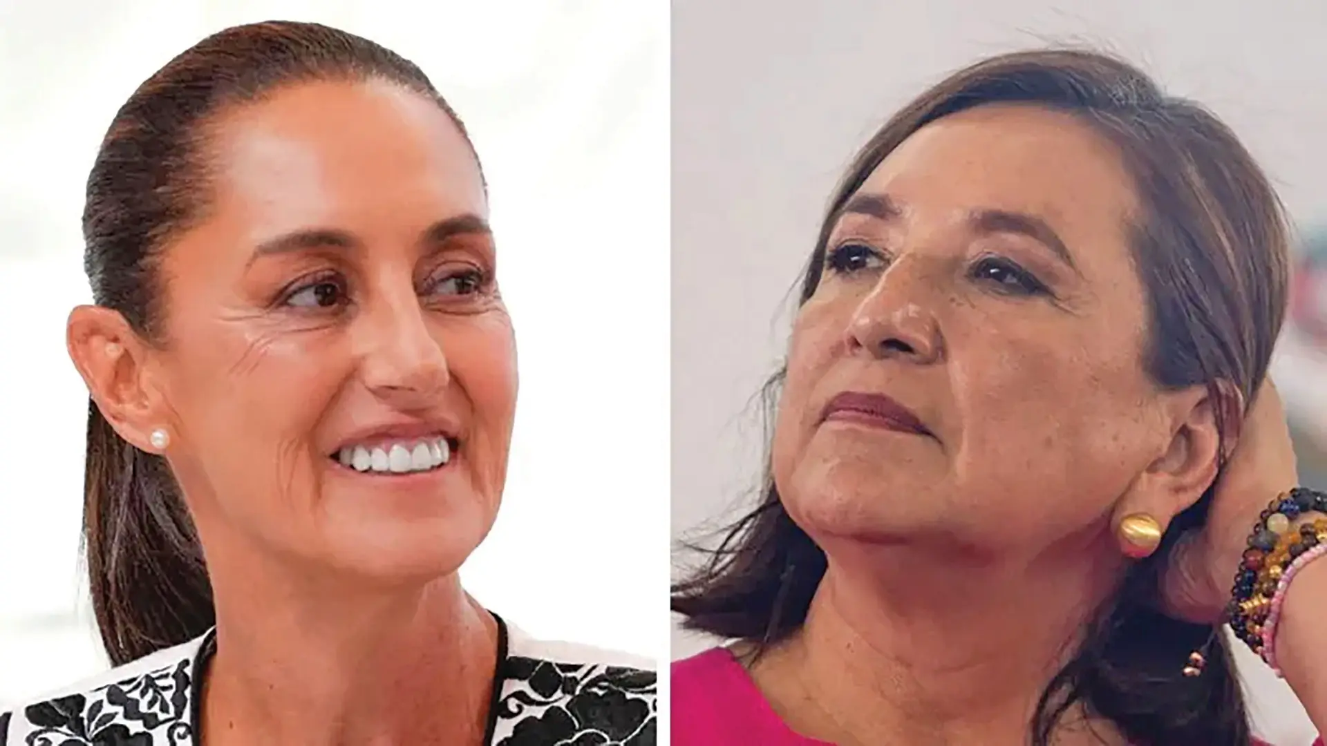 Claudia Sheinbaum (left) and her rival Xóchitl Gálvez are battling it out to become Mexico’s first female president.