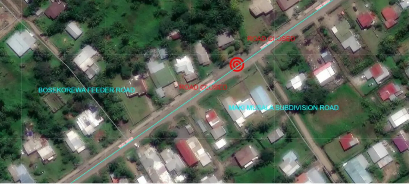 Residents staying inside and past Maki Musala Subdivision are requested to detour through the Nadali Bypass Road, off Wainibokasi Road.