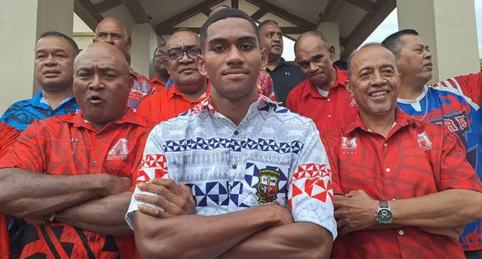 Marist Brothers High School Under-18 captain Benjamin Naivalu is backed by the old boys in Nadi. Photo: Waisea Nasokia