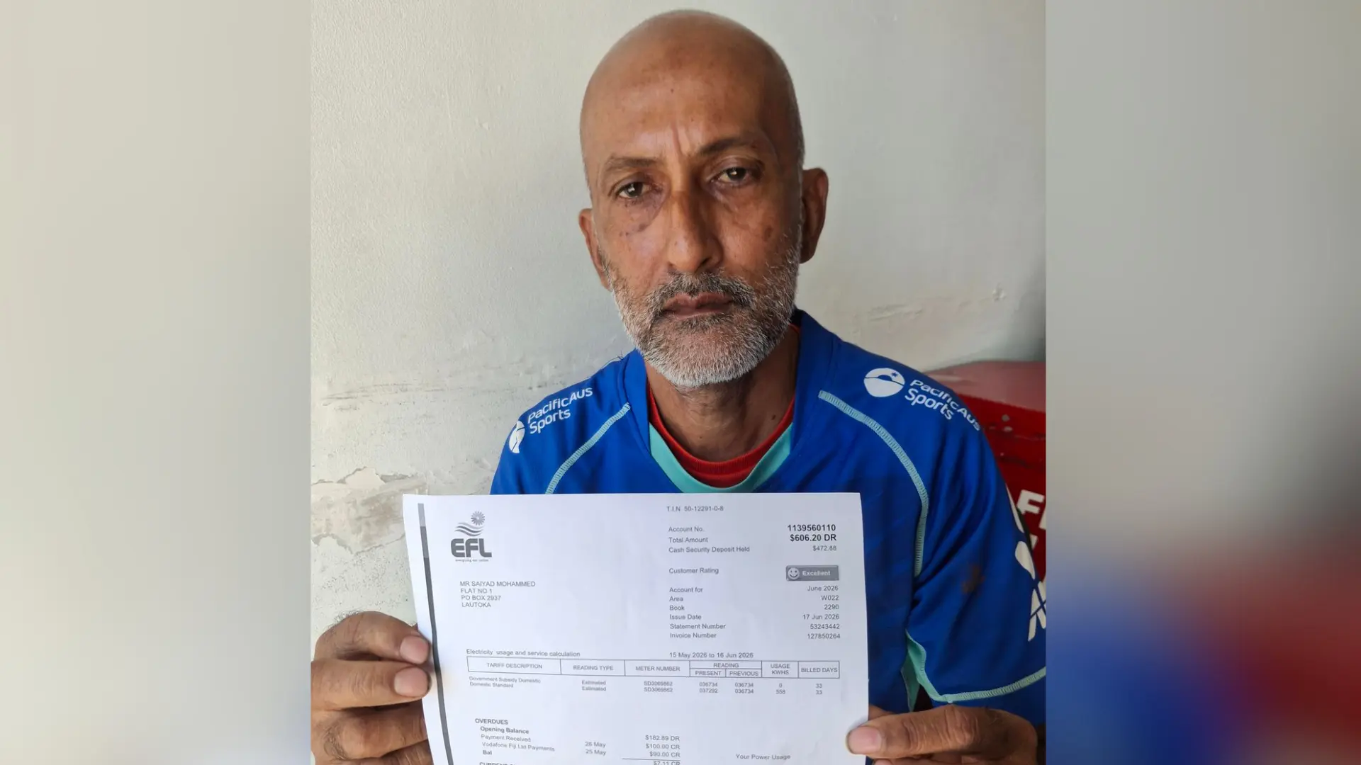 Sayed Mohammed in Lautoka. 