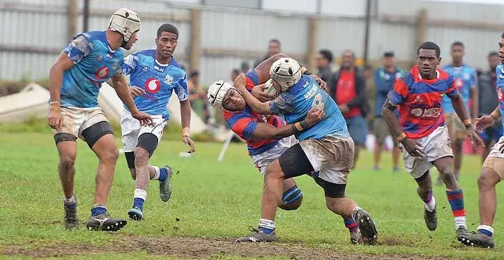 Vodafone Deans Southern Zone Secondary Schools under 17 semi-final action between Marist Brothers High School and Nasinu Secondary School at Bidesi grounds on July 18, 2023 Photo: Ronald Kumar