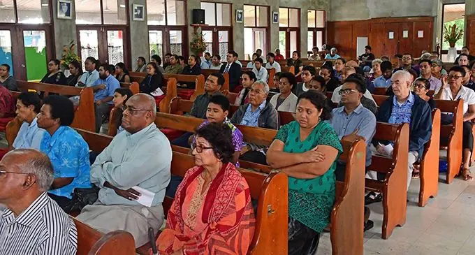 Fijians from all walks of life attended the vigil in Suva to remember the victims of the Sri Lanka bombings.  Photo: DEPTFO News