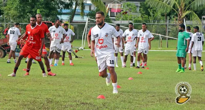 Digicel national football defender Ilisoni Logaivau during training at the Fiji FA Academy in Ba. Photo: Fiji FA Media