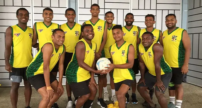 Photo: CBM men’s netball team at the Vodafone Arena in Suva on May 20, 2023. Photo: Ioane Asioli
