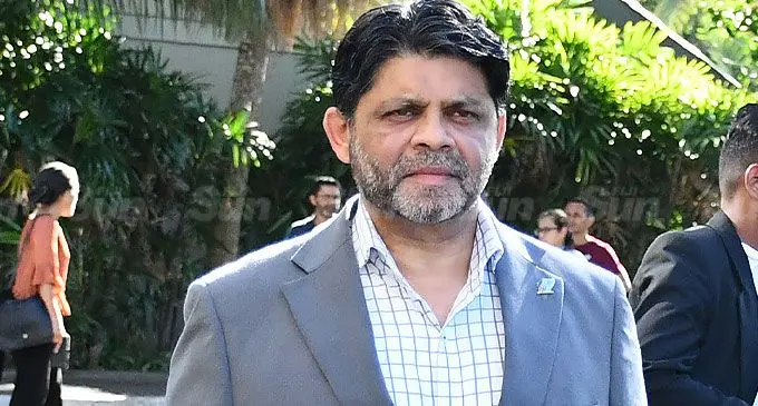 Former Attorney-General Aiyaz Sayed-Khaiyum outside the Suva Magistrate’s Court on June 19, 2024. Photo: Ronald Kumar