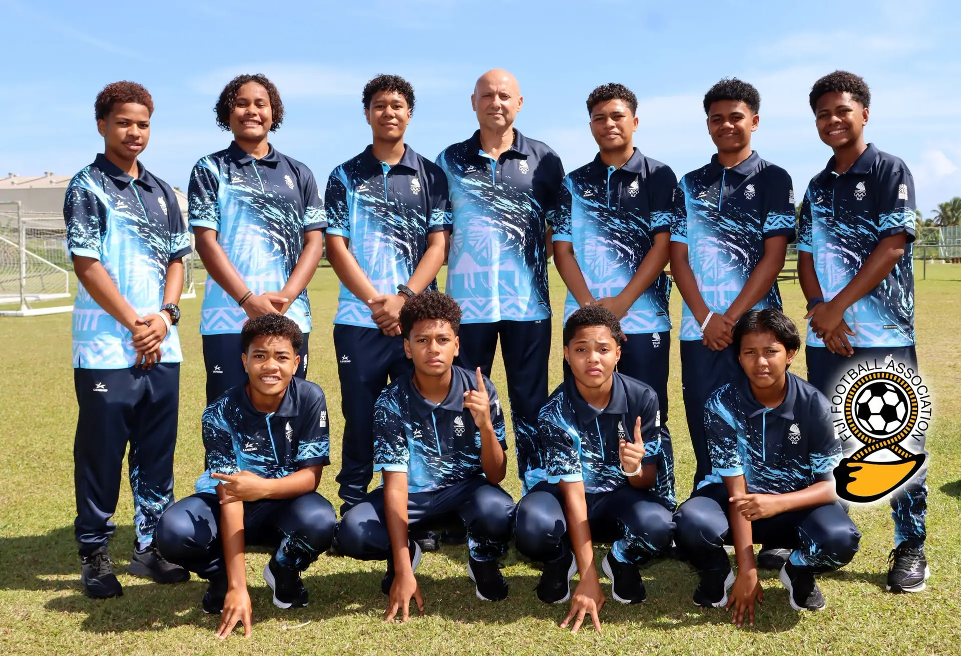 The Fiji Under-17 girls futsal team. 