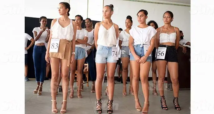 Aspiring models at Fiji Fashion Show’s final auditions in Suva, on March 27, 2021. Photo: Ronald Kumar