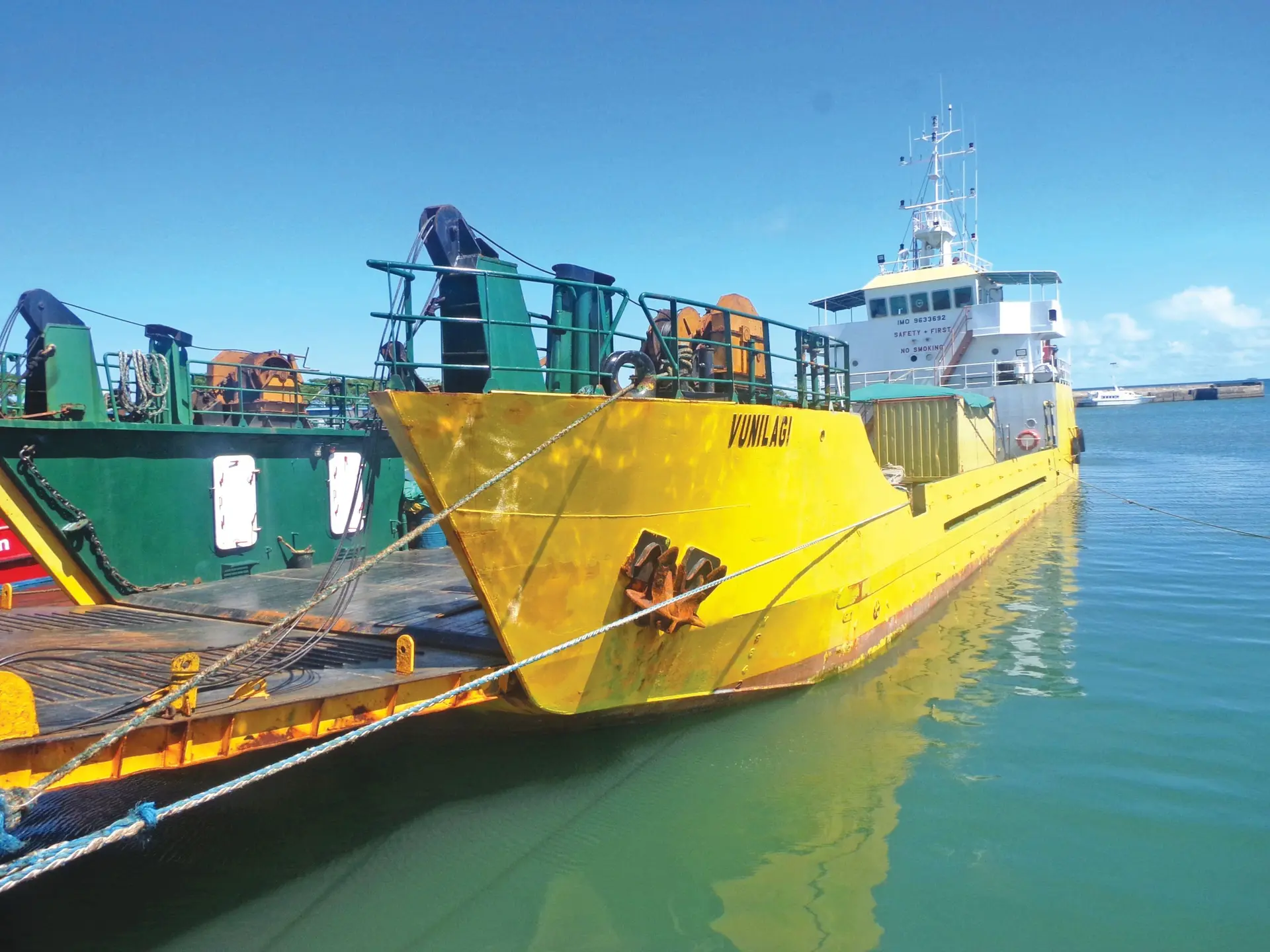 Vunilagi barge at Lautoka Wharf on April 29, 2018. Photo: Peni Komaisavai