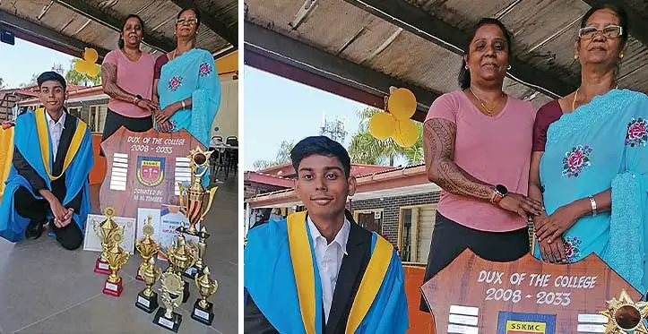 From left: Nihaal Vikash Prasad, his mother, Vikashni Prasad, with his grandmother, Madhuma Prasad, at SSKMC in Nadi. Photo: Mereleki Nai