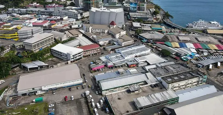 The Suva Central Business District. Photo: Leon Lord