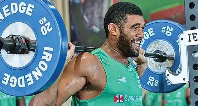 Swire Shipping Fijian Drua player Meli Derenalagi  Photo: Fijian Drua