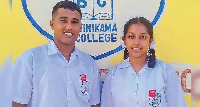 Batinikama College head prefects (from left), Vedika Nand and Shahil Mudaliar.