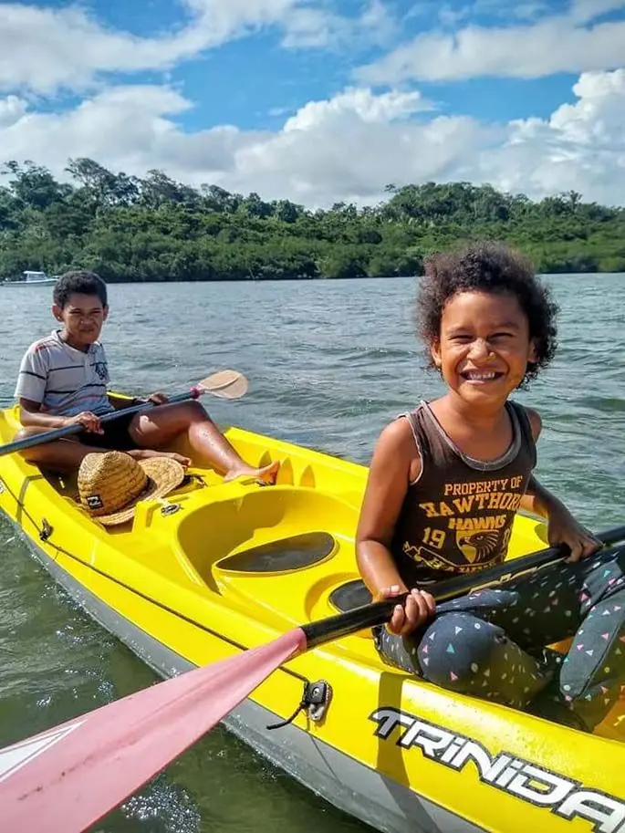Kayaking is one of many activities at Drevula Heights Villas.