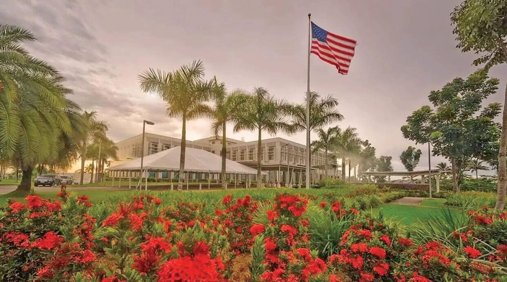 The United States Embassy in Fiji.  
