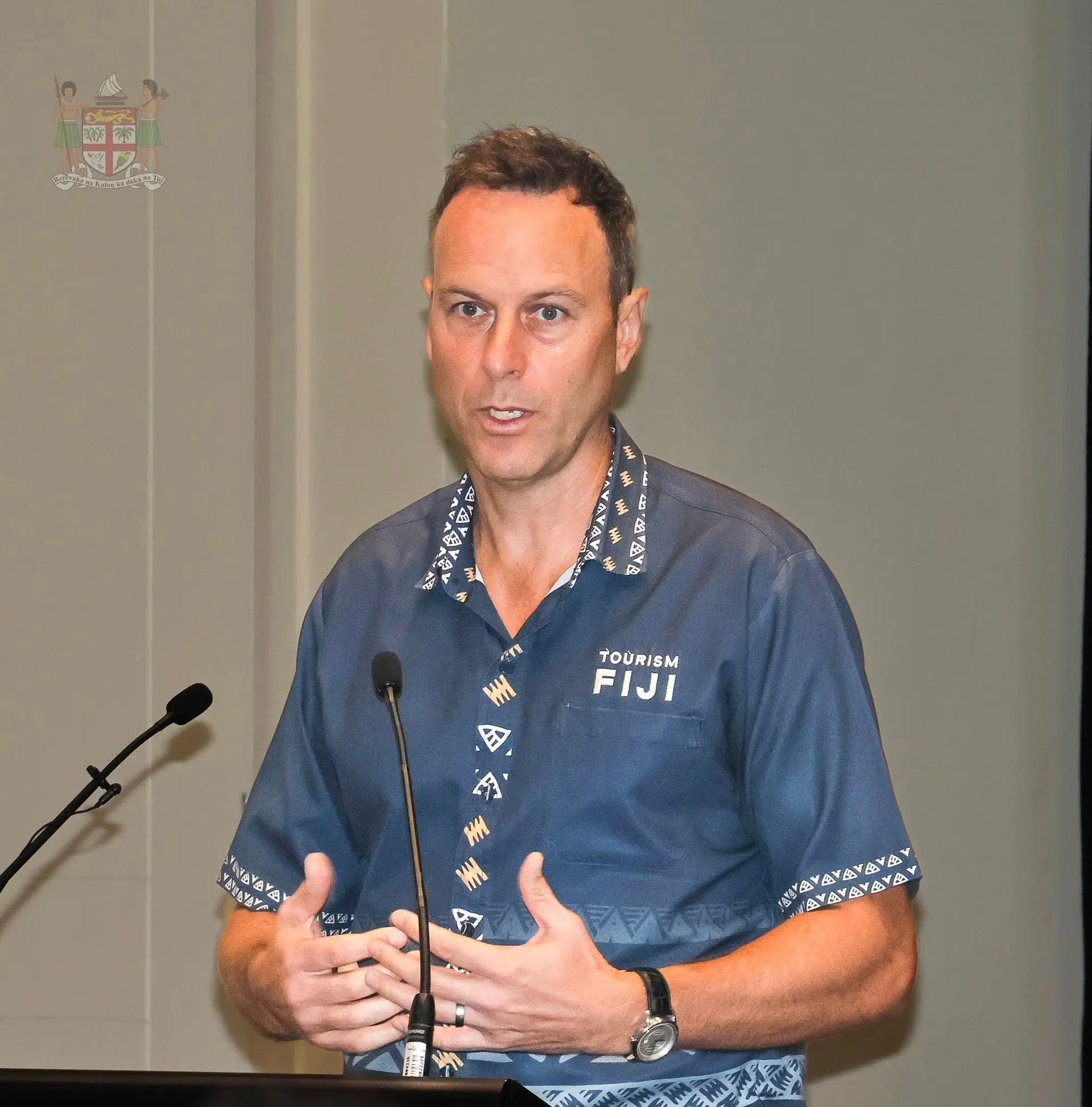 Tourism Fiji CEO, Brent Hill. 