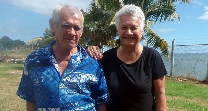 Peter Chongsu (left) with sister Annie Chongsu in Lautoka on July 9, 2019.  Photo: Nicolette Chambers