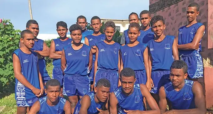 Cicia High School athletes in Suva on April 11,2019. Photo: Anasilini Natoga