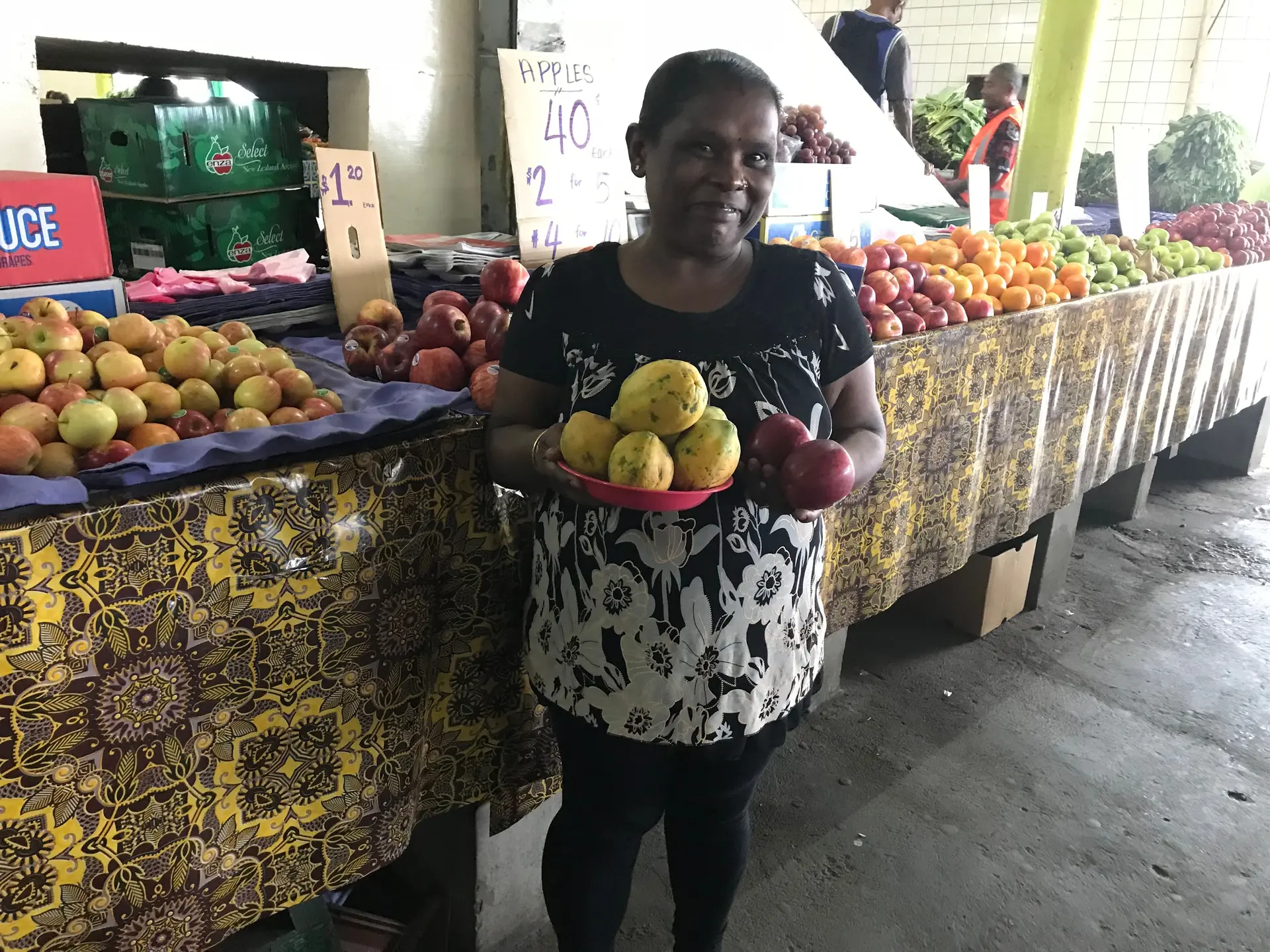 Subhashni Devi at Suva Municipal market on July 4, 2018.