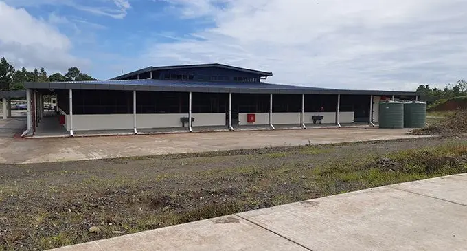 The new Laqere market that is scheduled to open in March .  Photo: Shalveen Chand