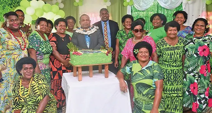 Assistant Minister for Rural and Maritime Development and Disaster Management Jovesa Vocea officiates at the upgraded evacuation centre at Yalobi Village in Waya, Yasawa on Wednesday. Photo: DEPTFO News