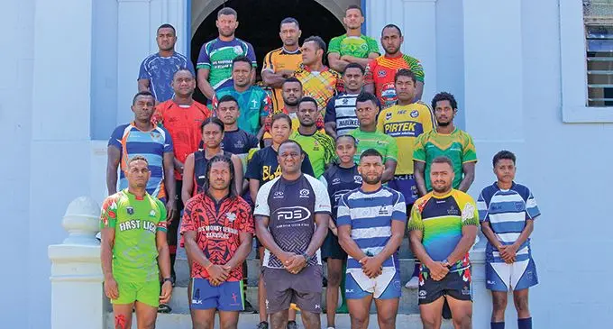 Captains of teams participating in the Fiji Bitter Wairiki 7s. Photo: Fiji Bitter Wairiki 7s