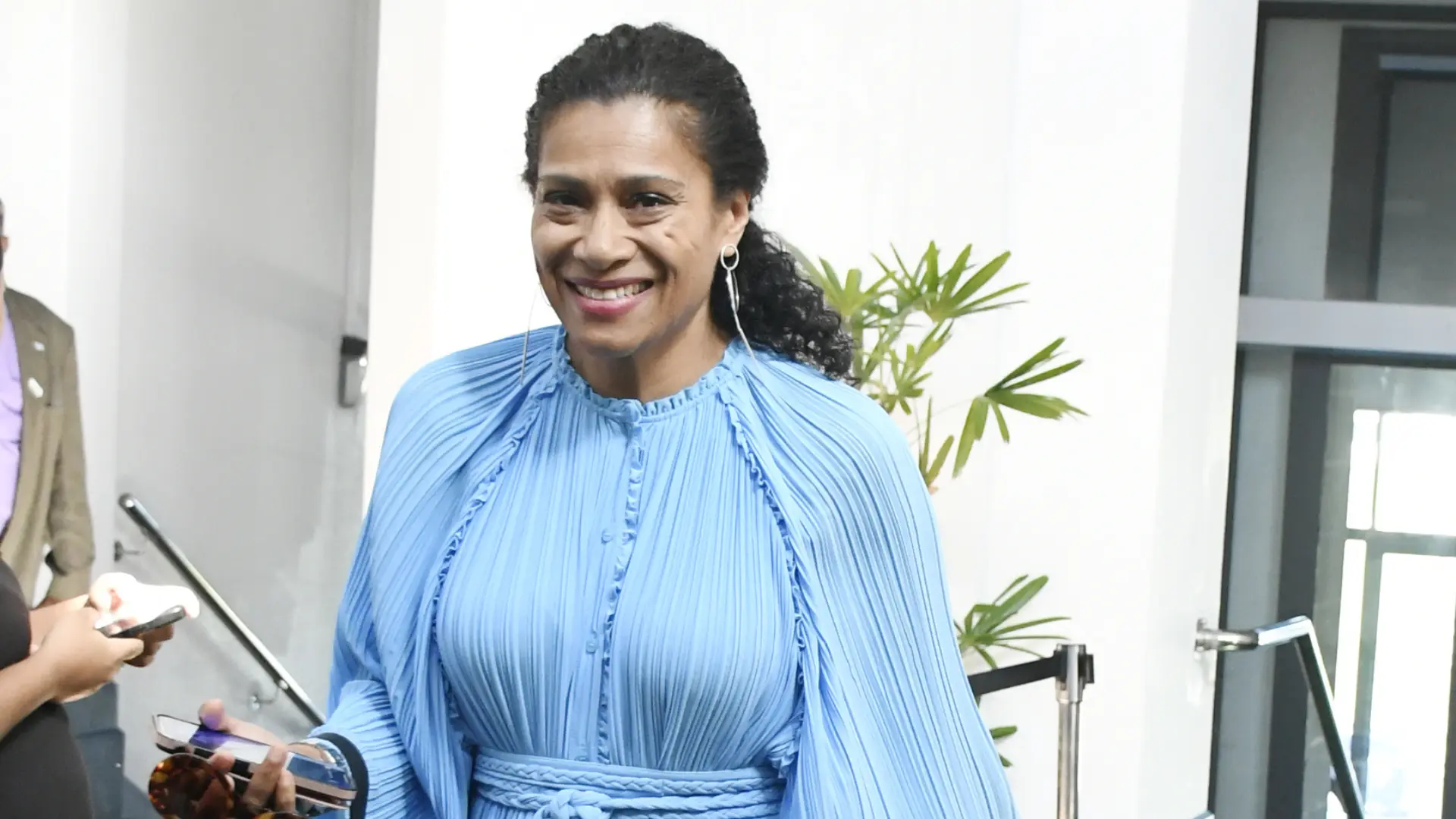 Minister for Information and Climate Change Lynda Tabuya