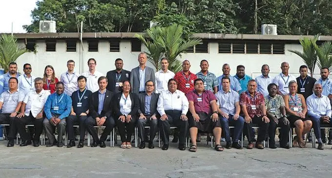 Participants at the FIFA Infrastructure Seminar at Novotel Suva, Lami Bay on August 28 ,2019 Photo: Fiji FA Media.