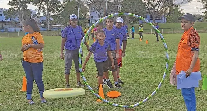 Semi Nagata of team Ba participates in the Flying Disc competition at Prince Charles Park, Nadi on August 31, 2022. Photo: Waisea Nasokia