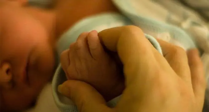 baby and mother