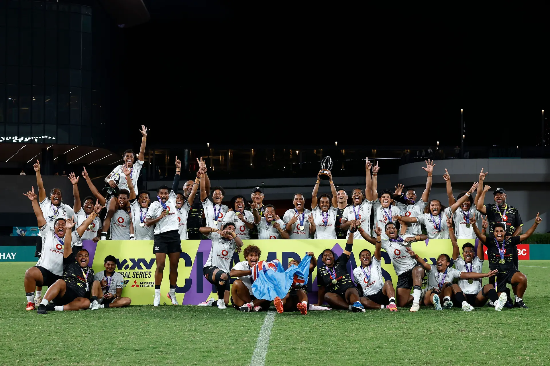 Fiji made a flying start, racing to a 12-0 lead inside the opening 13 minutes, with Neivosa scoring in the seventh minute before full-back Ivamere Nabura Rokowati crossed six minutes later.