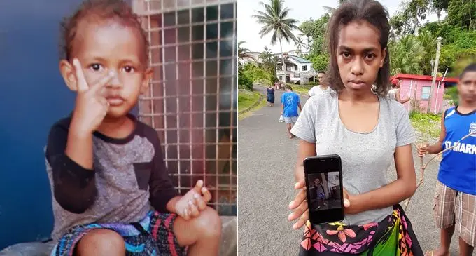  3-year-old Talei Raikadroka, Mum Losalini Lalaia.  Photo: Shalveen Chand